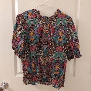 JCrew Liberty fabric blouse